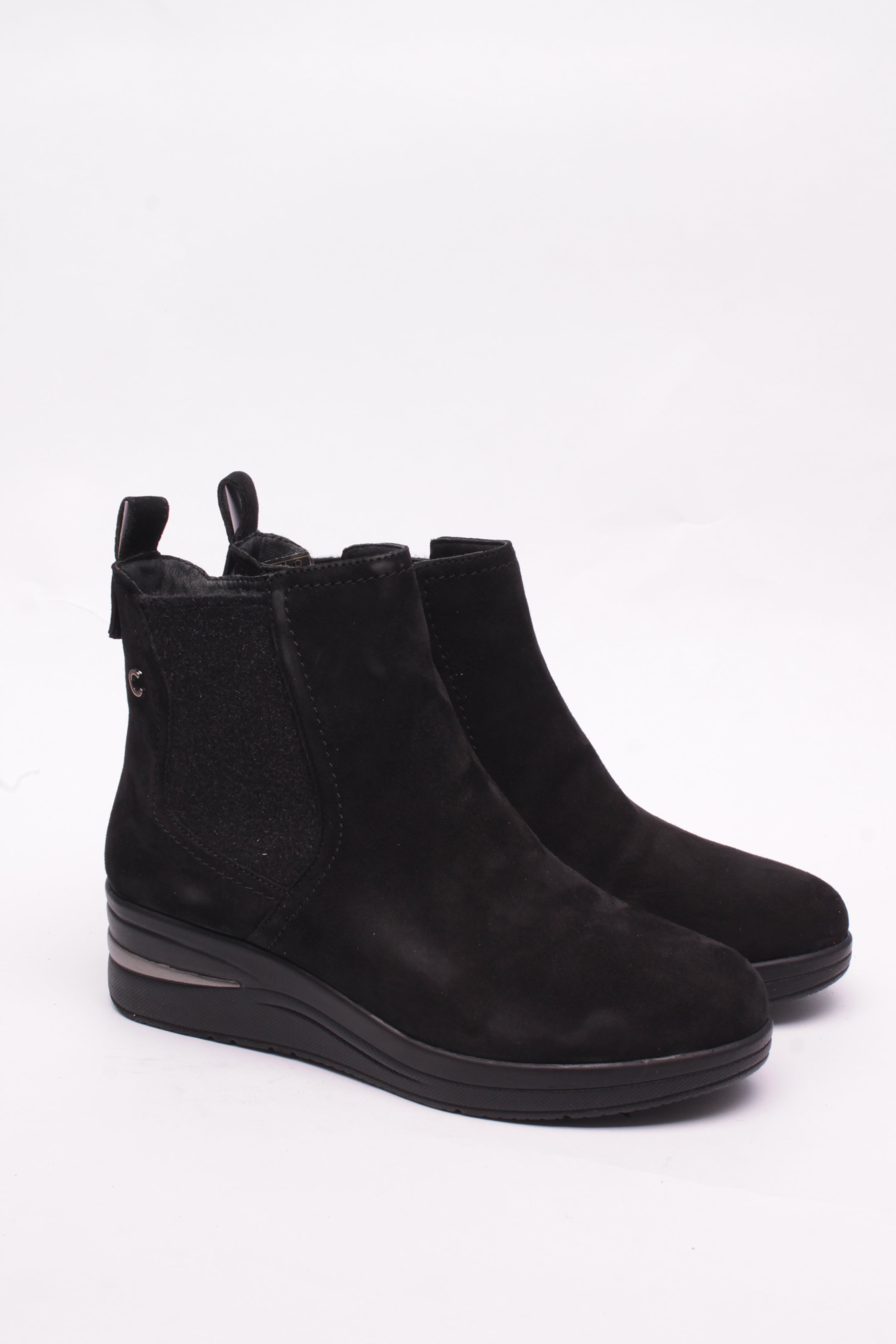 Cinzia Soft Tronchetto IV0925929 Stivaletti Donna Nero Pelle 3 cm