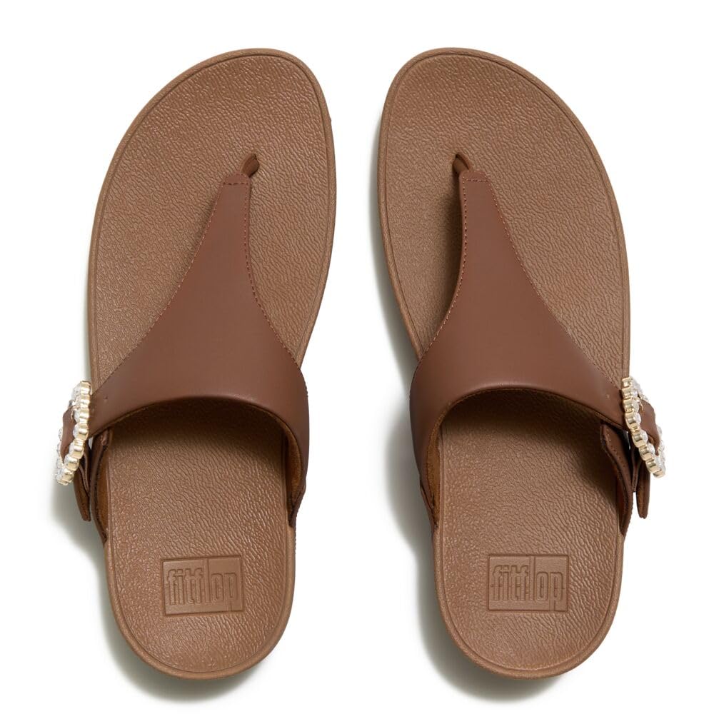 FitFlop Lulu Crystal-Buckle sandali pelle donna 39 EU comodi