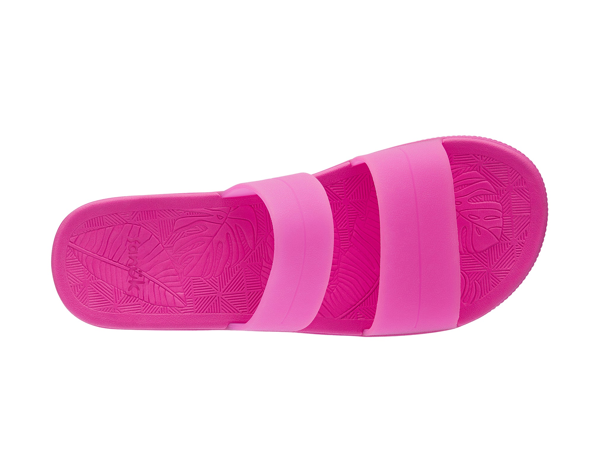 Sanuk Funshine 2 Strap ciabatte donna trasparenti berry