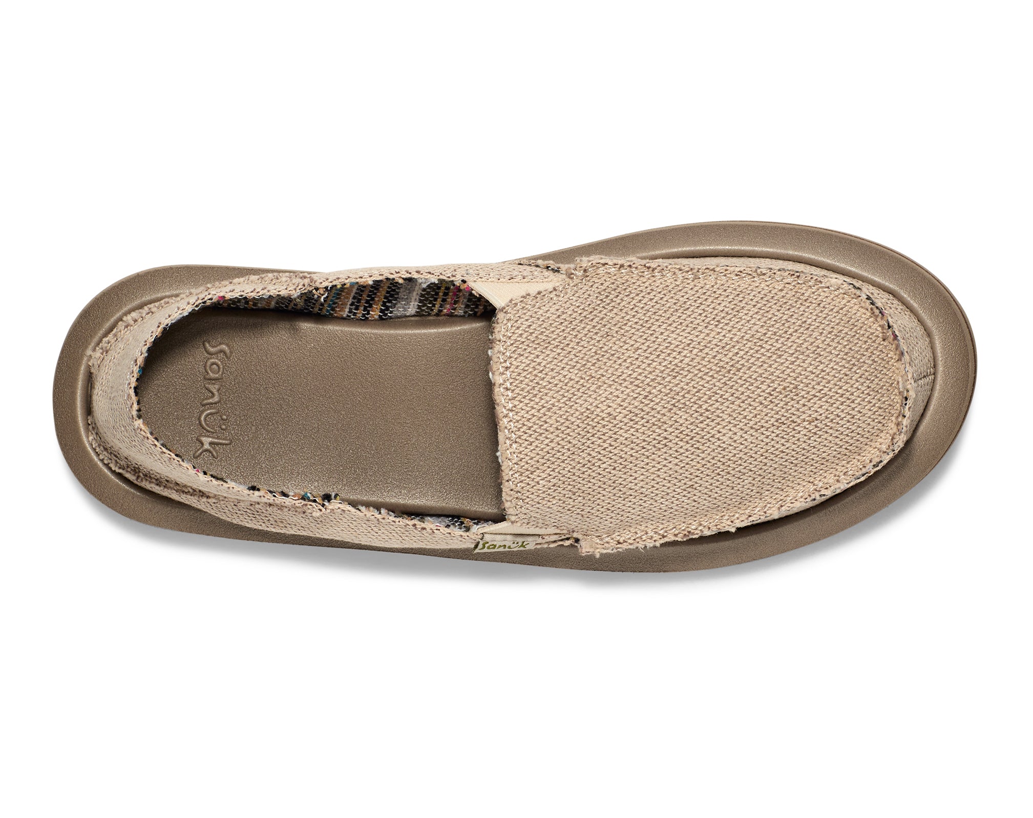 Sanuk Donna Hemp Slip-On Donna Natural in Canapa