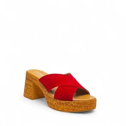 Cinzia Soft Sandali Sandalo Donna Pelle Cuoio Tacco Alto