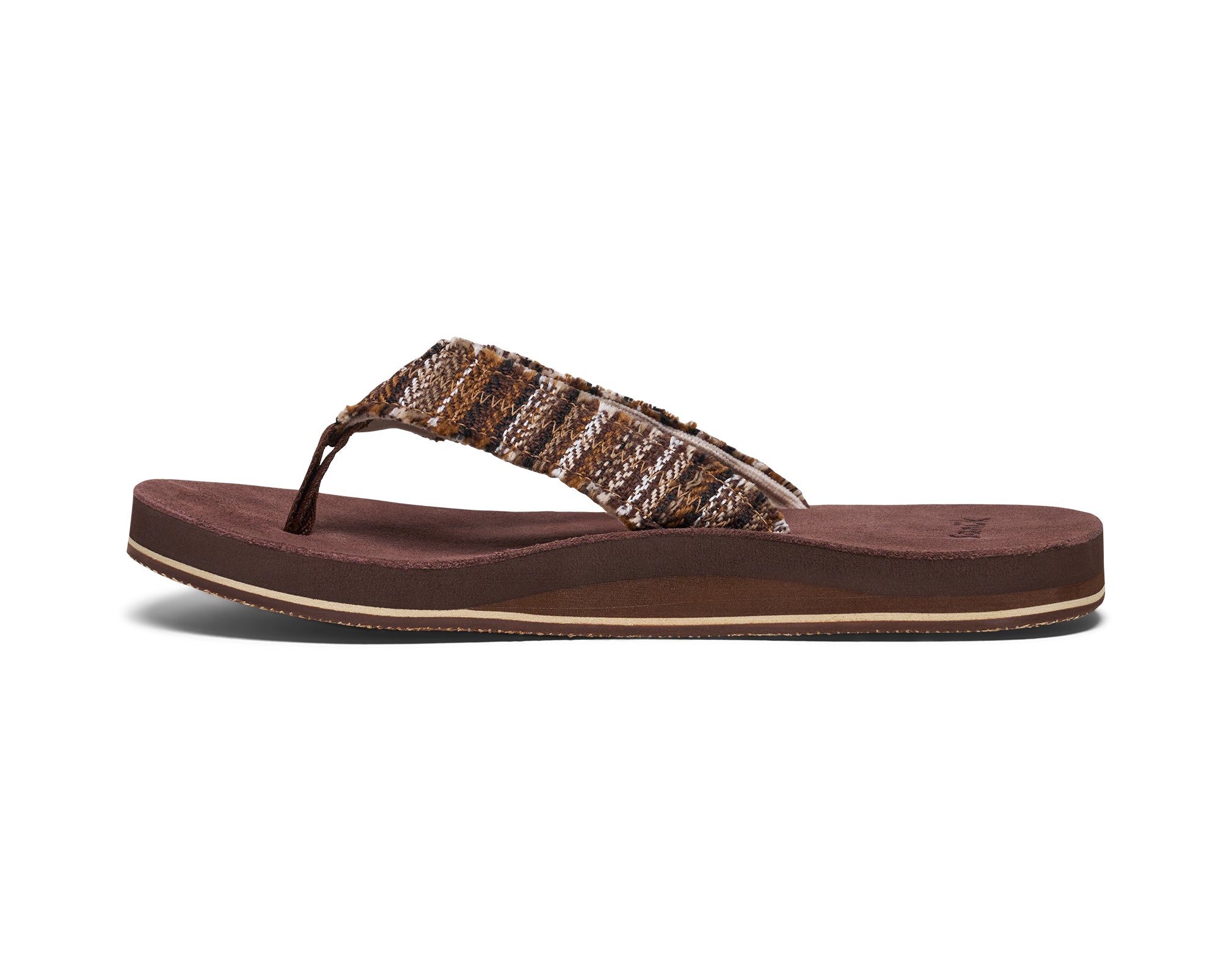 Sanuk Fraid Not St infradito uomo Nero canapa sughero