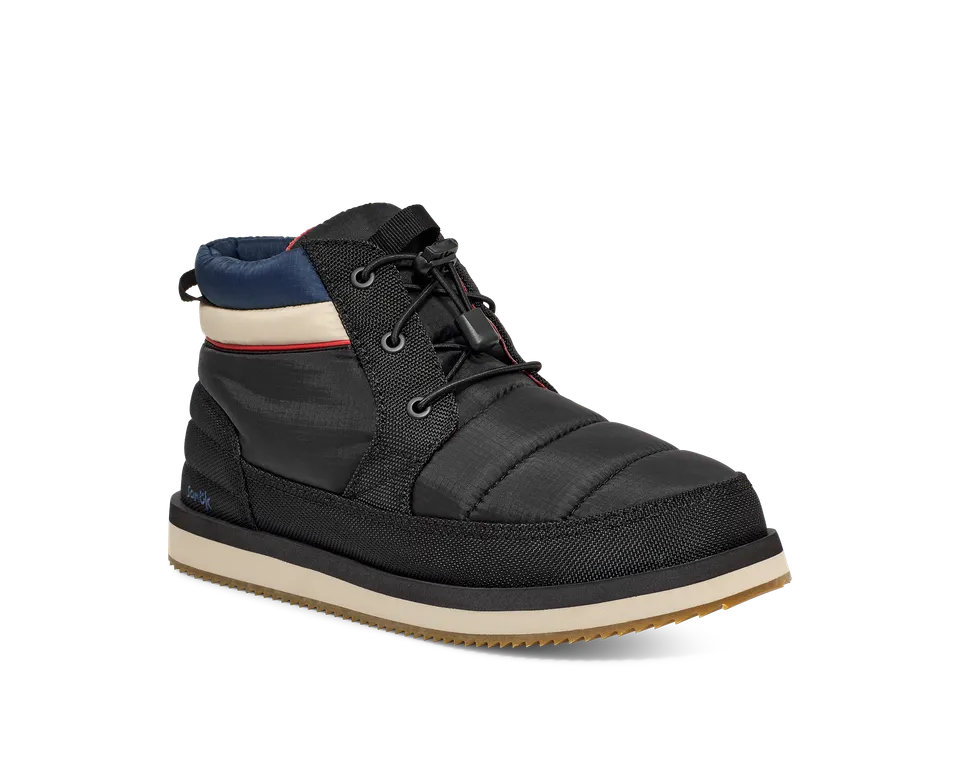 Sanuk Puffy Chiller Mid SL scarpe unisex Olympic Black