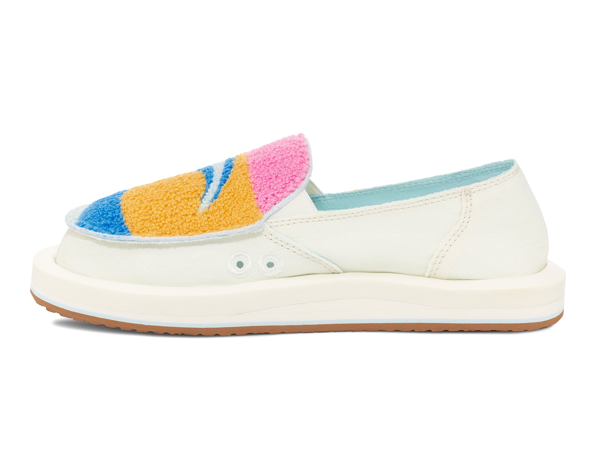 Sanuk Donna ST Shoreline Infradito White Multi stampa