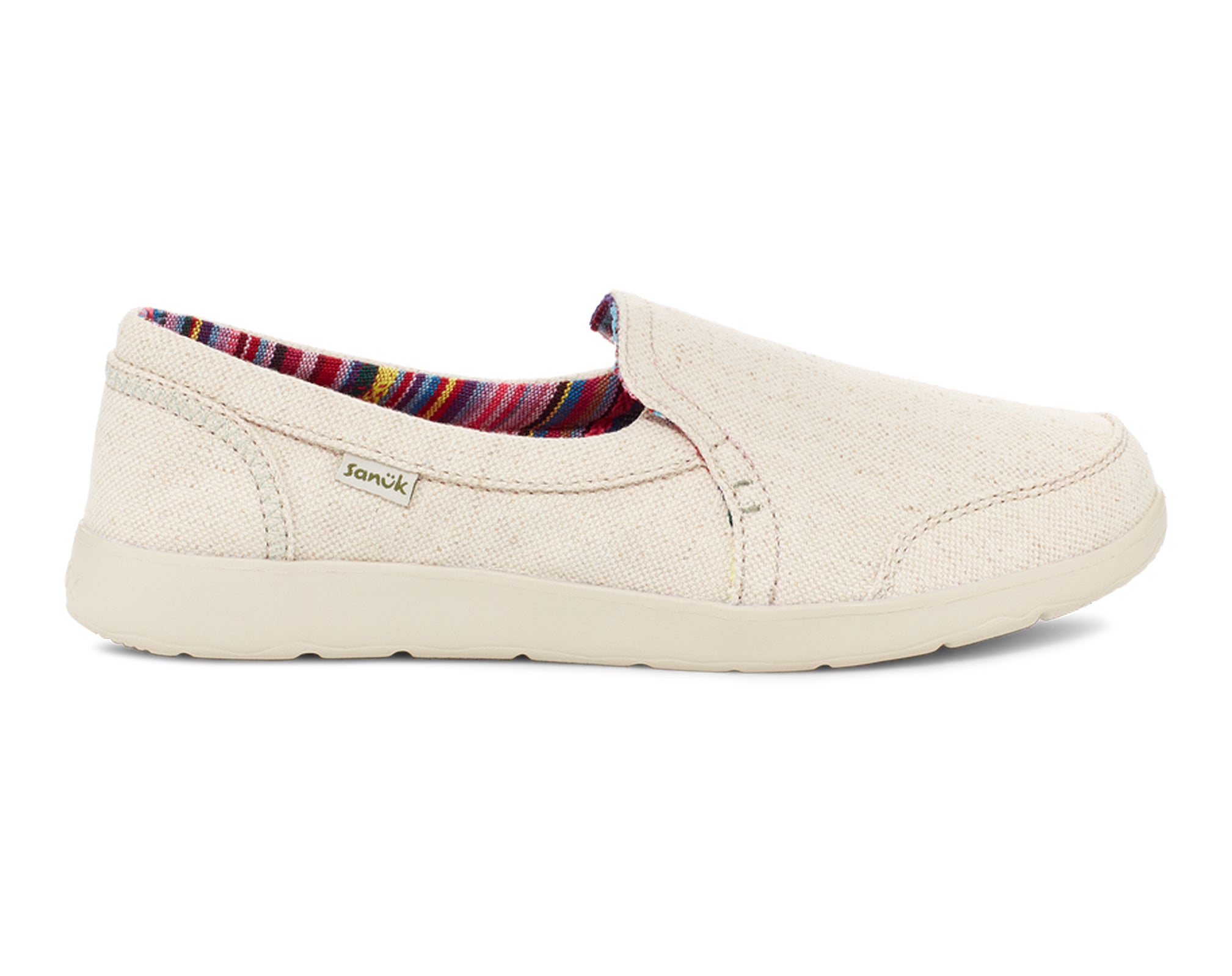 Sanuk Sidewalk Surfer Lite 2 Slip-On Donna Nero Leggere