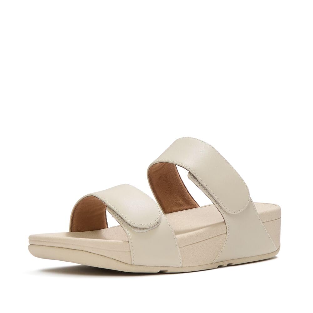 FitFlop Lulu Slides Sandali Ciabatta Donna Beige Pelle