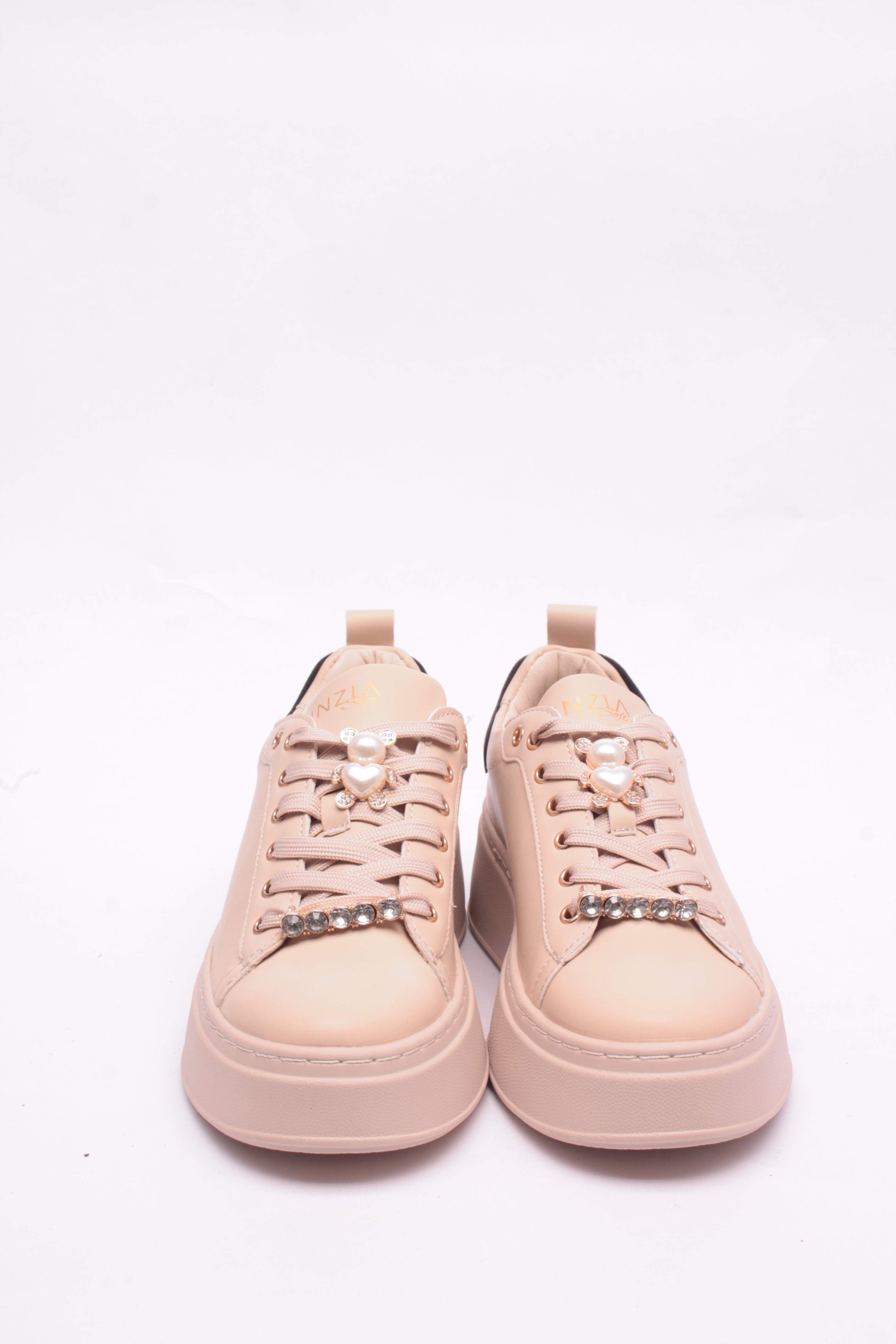 Cinzia Soft Mocassini CI2058 Mocassino Beige Tacco 5 cm