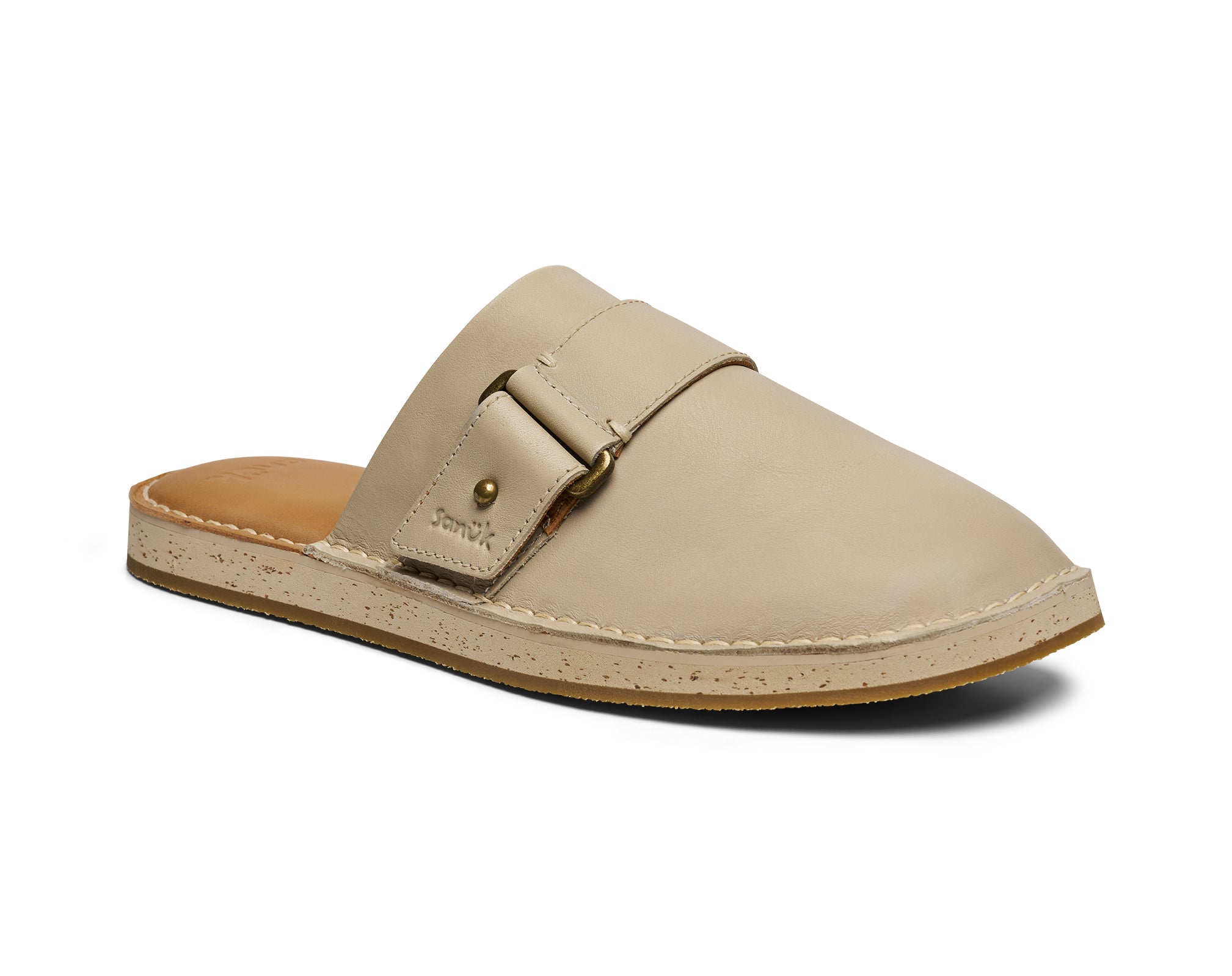 Sanuk You Got My Back Crafted slip on donna tobacco pelle