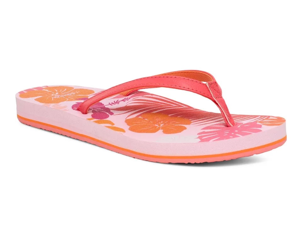 Sanuk Yoga Joy II Tropics infradito donna Sugar Coral