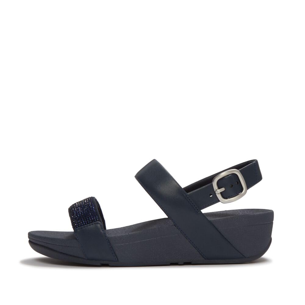 FitFlop Flowrise Crystal sandali donna strass nero
