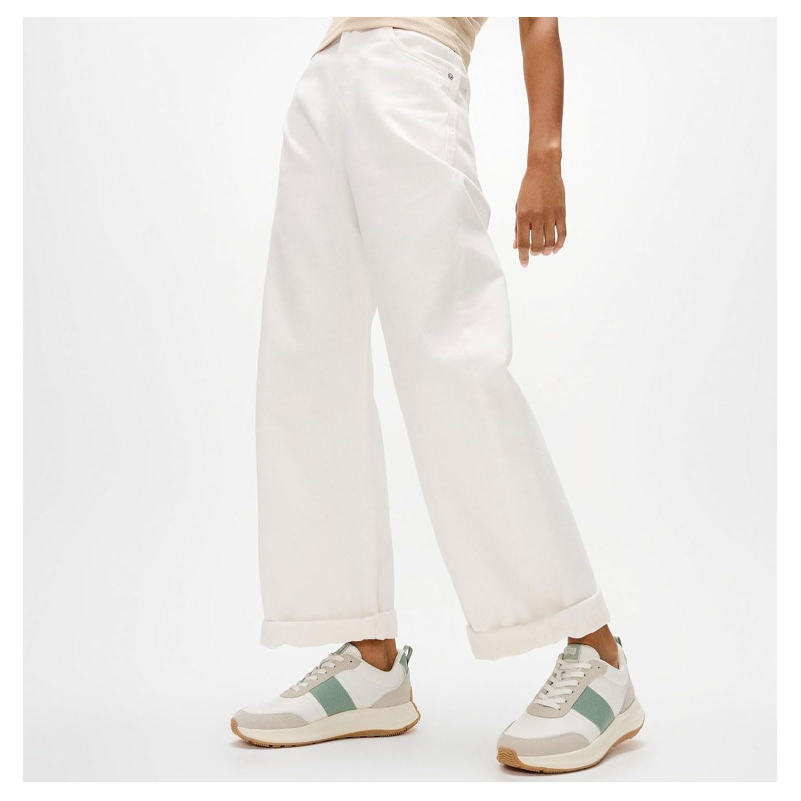 FitFlop F-Mode Flow sneakers donna pelle scamosciata flatform