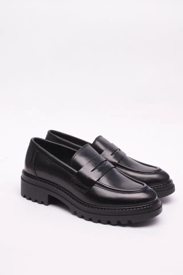 Cinzia Soft Mocassino IS189431 Scarpe Donna Nero Pelle Tacco 3cm