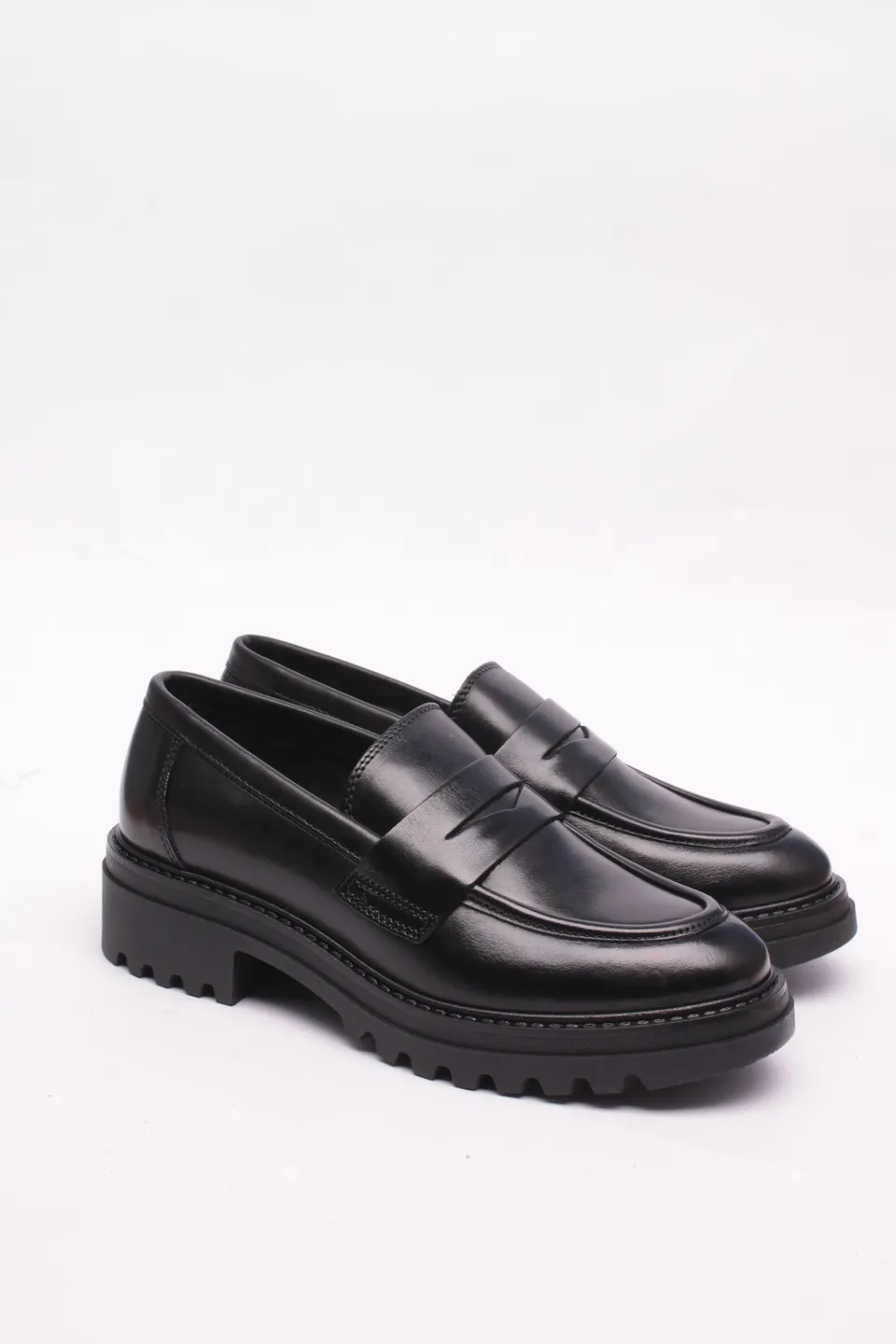 Cinzia Soft Mocassino IS189431 Scarpe Donna Nero Pelle Tacco 3cm