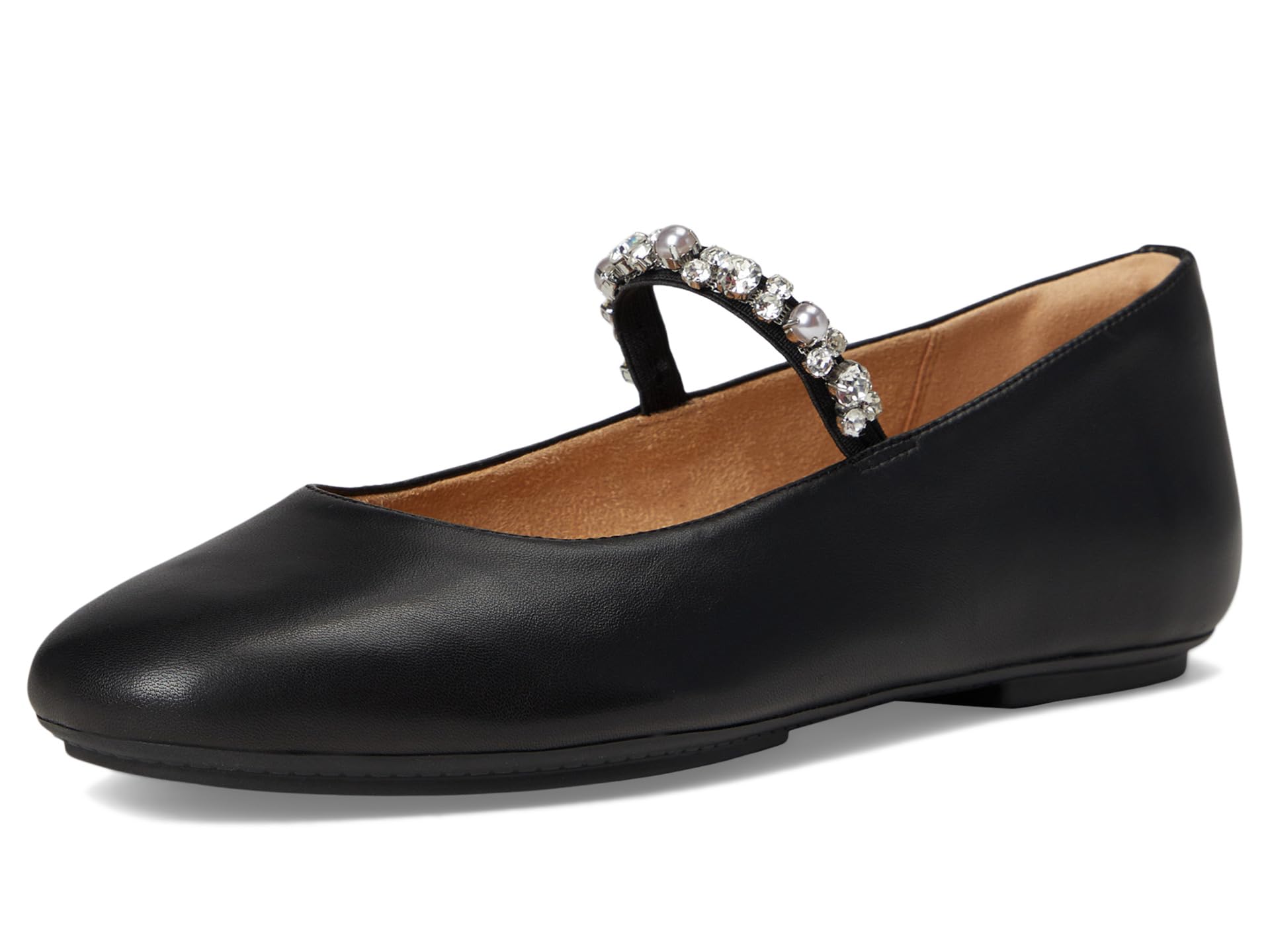 FitFlop Delicato ballerine donna Nero in pelle cristalli