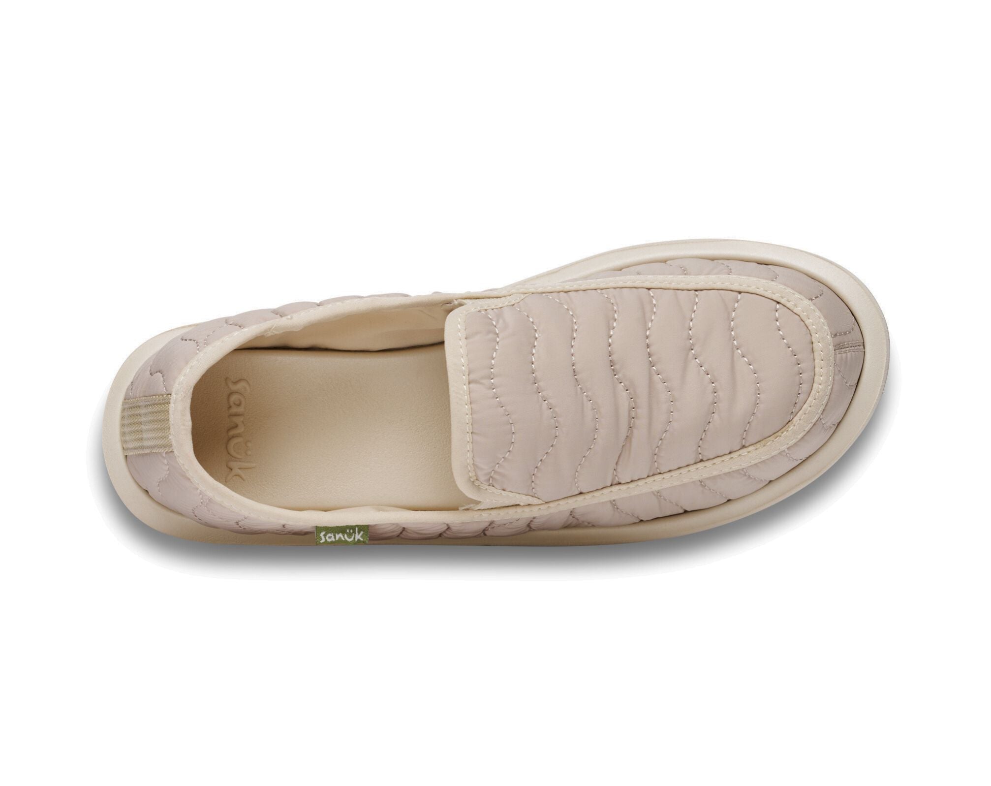 Sanuk Donna Quilted Scarpe Slip On Oxford Tan trapuntate
