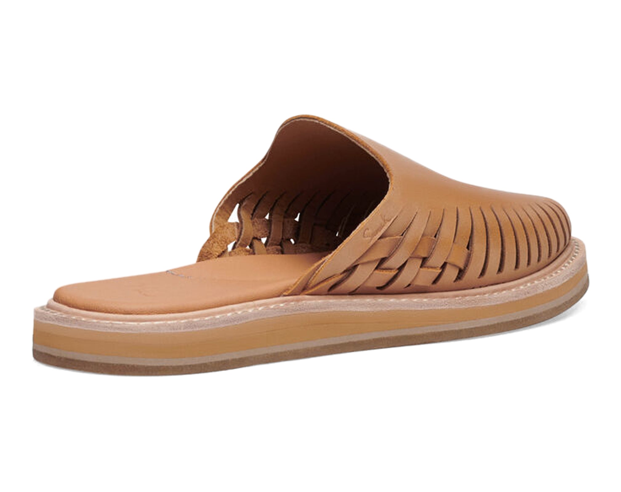 Sanuk You Huarache mocassini donna color tan in pelle