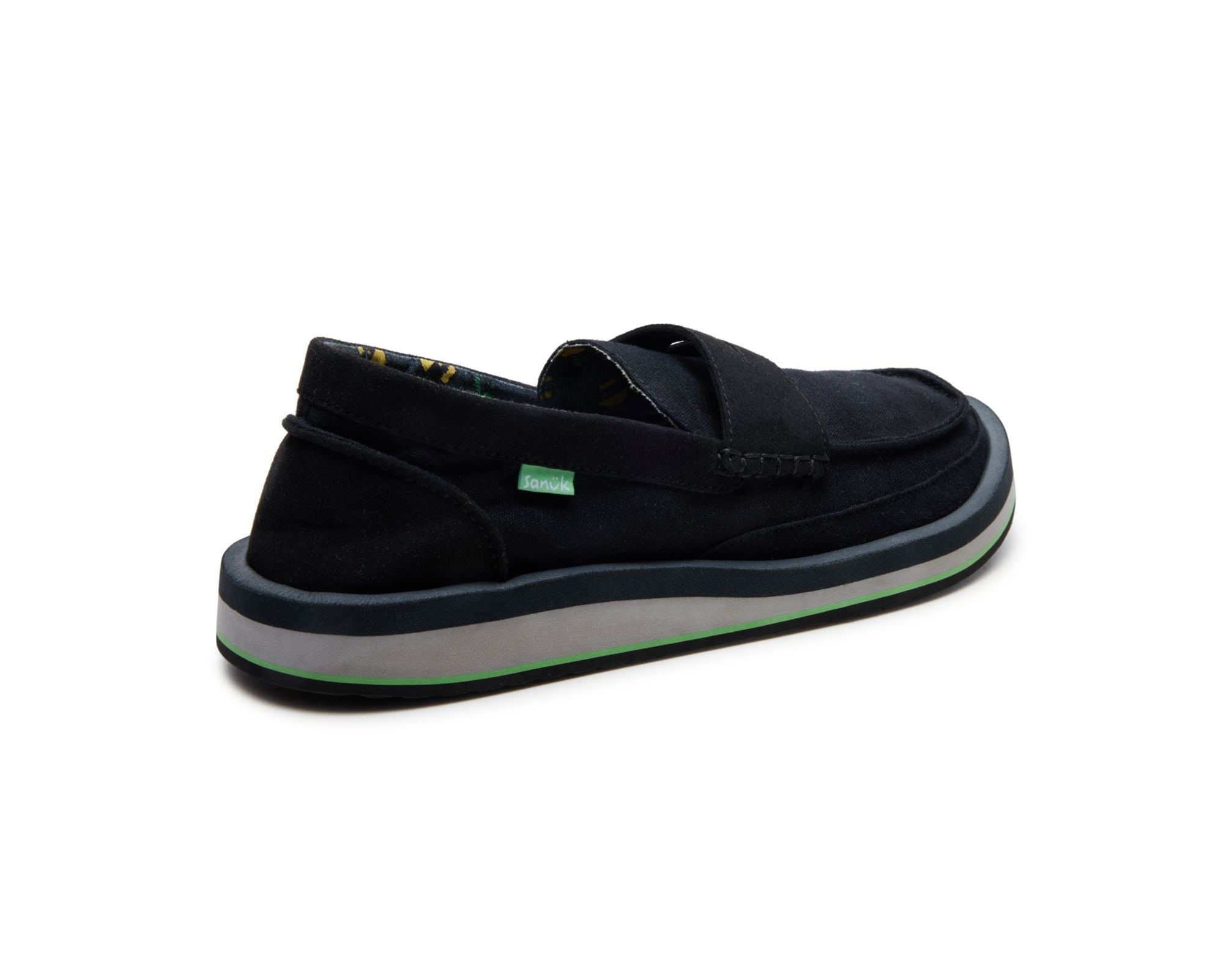 Sanuk Donny Loafer mocassini uomo neri vegani comodi