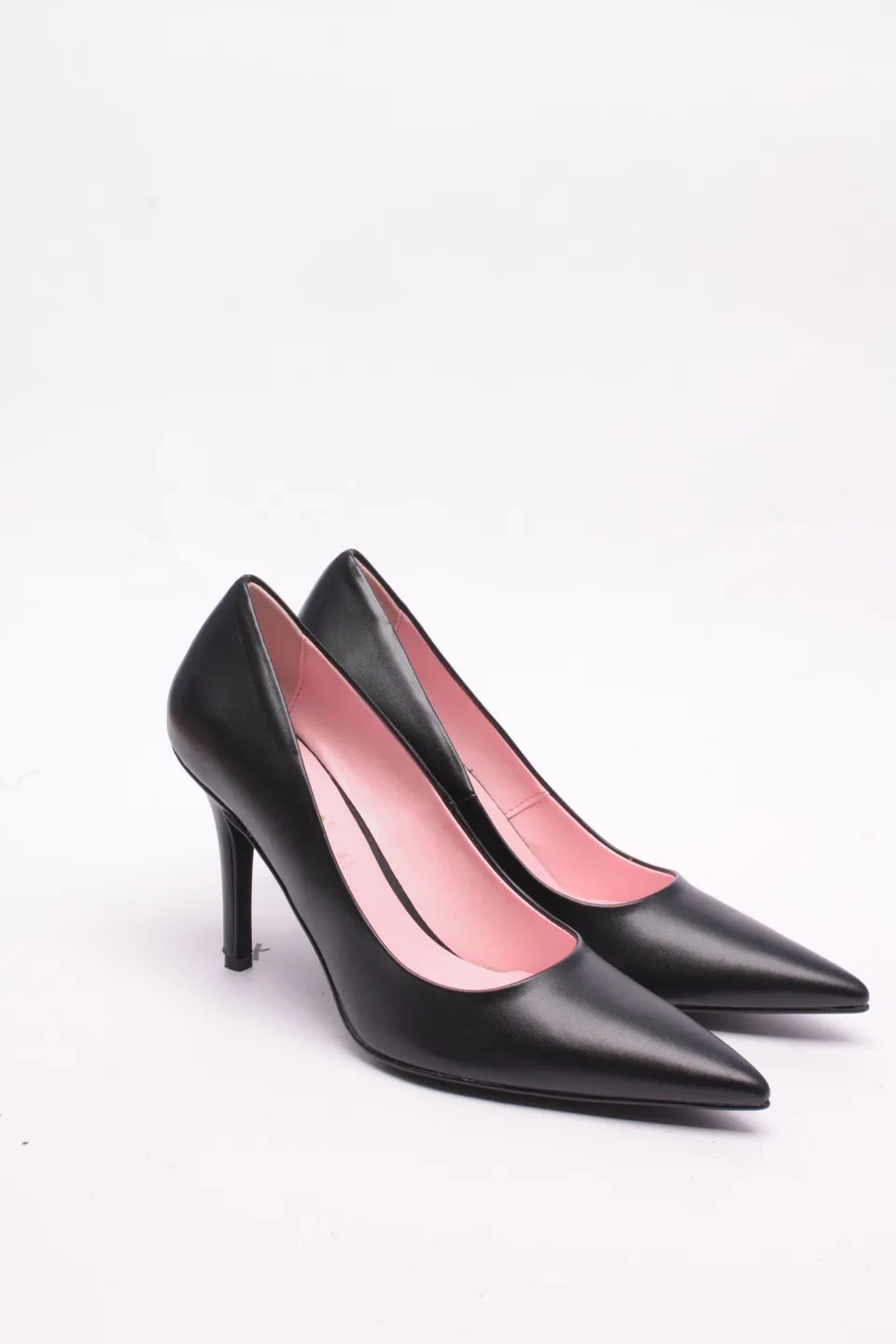 Cinzia Soft Decollete Donna Ecopelle Nero tacco 10