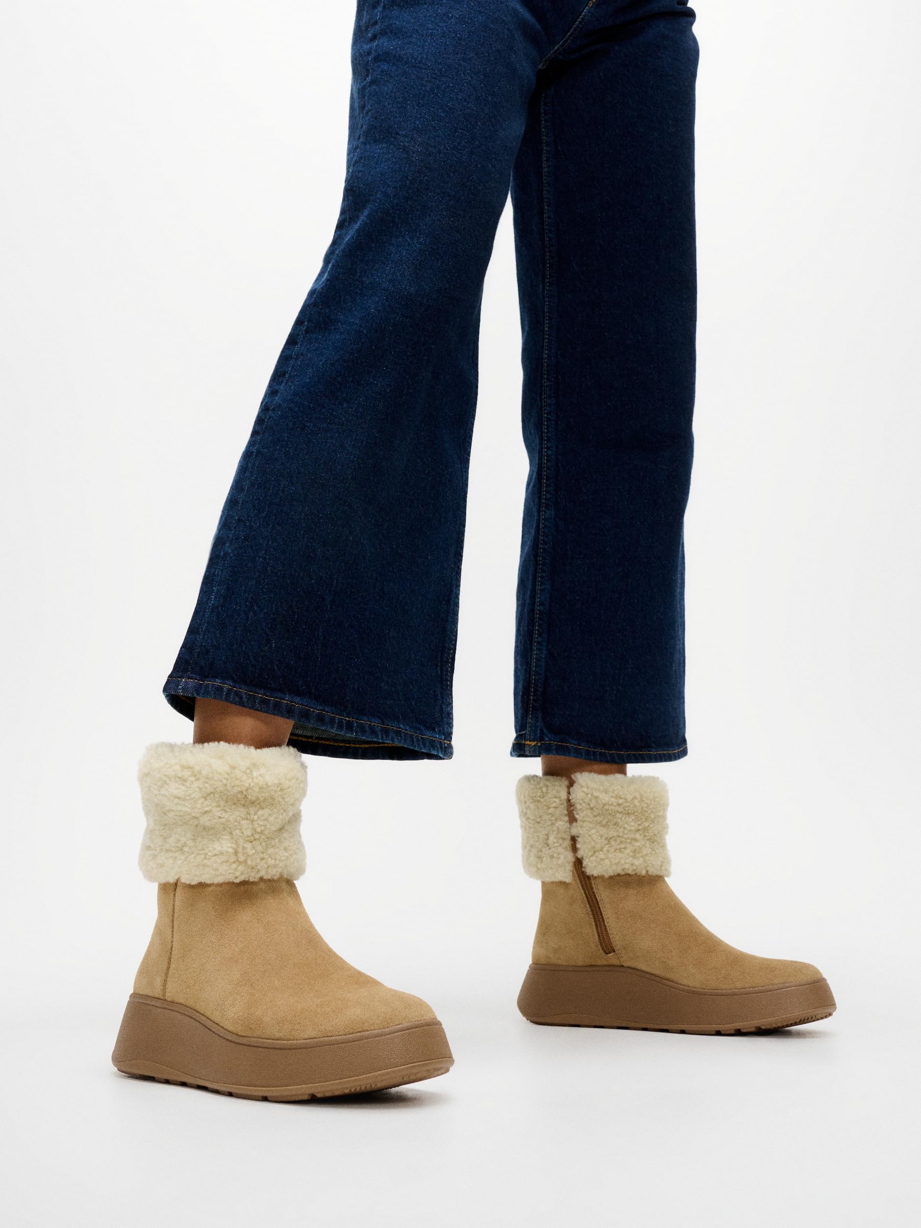 FitFlop Wonderwelly F-Mode stivaletti donna 37 EU shearling