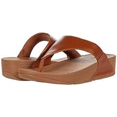FitFlop Lulu Leather Toepost sandali donna pelle metallizzata