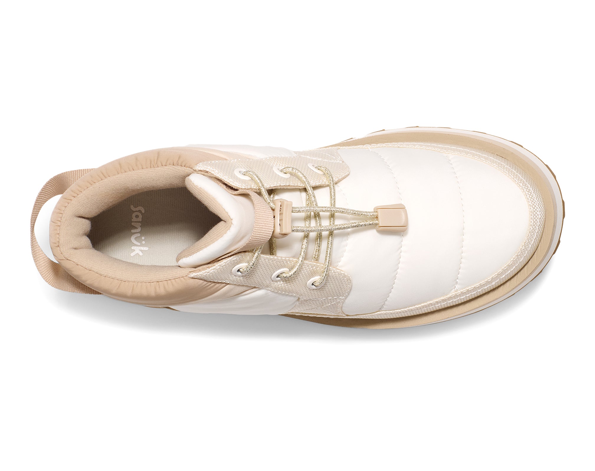 Sanuk Winter Puffy Chiller Mid 2 Glam Stivali Champagne