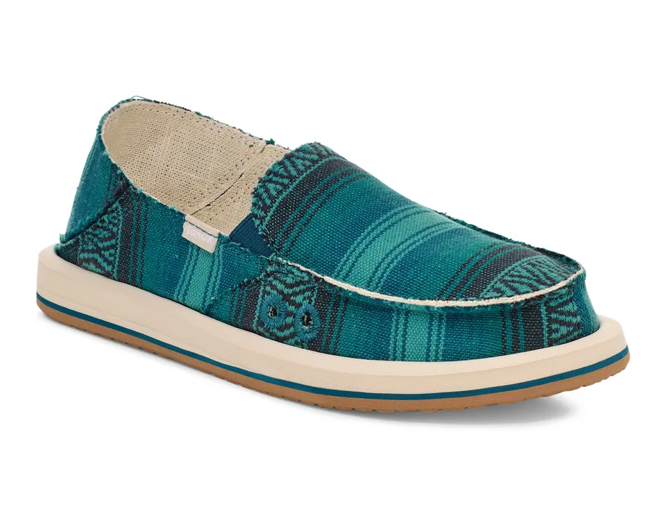 Sanuk Donna slip-on donna in cotone suola morbida