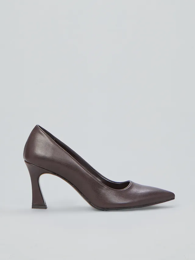 Ovyè Décolleté moro ecopelle tacco 8 cm scarpe eleganti