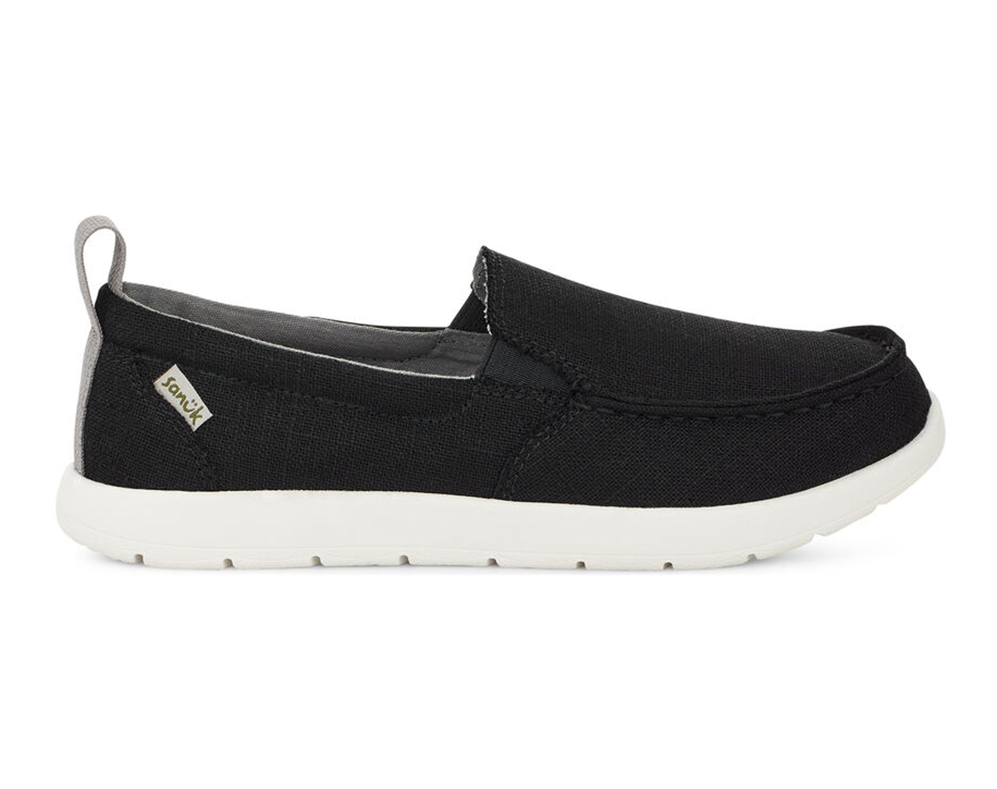 Sanuk Lil Sidewalk Surfer Lite scarpe bambino Black leggera