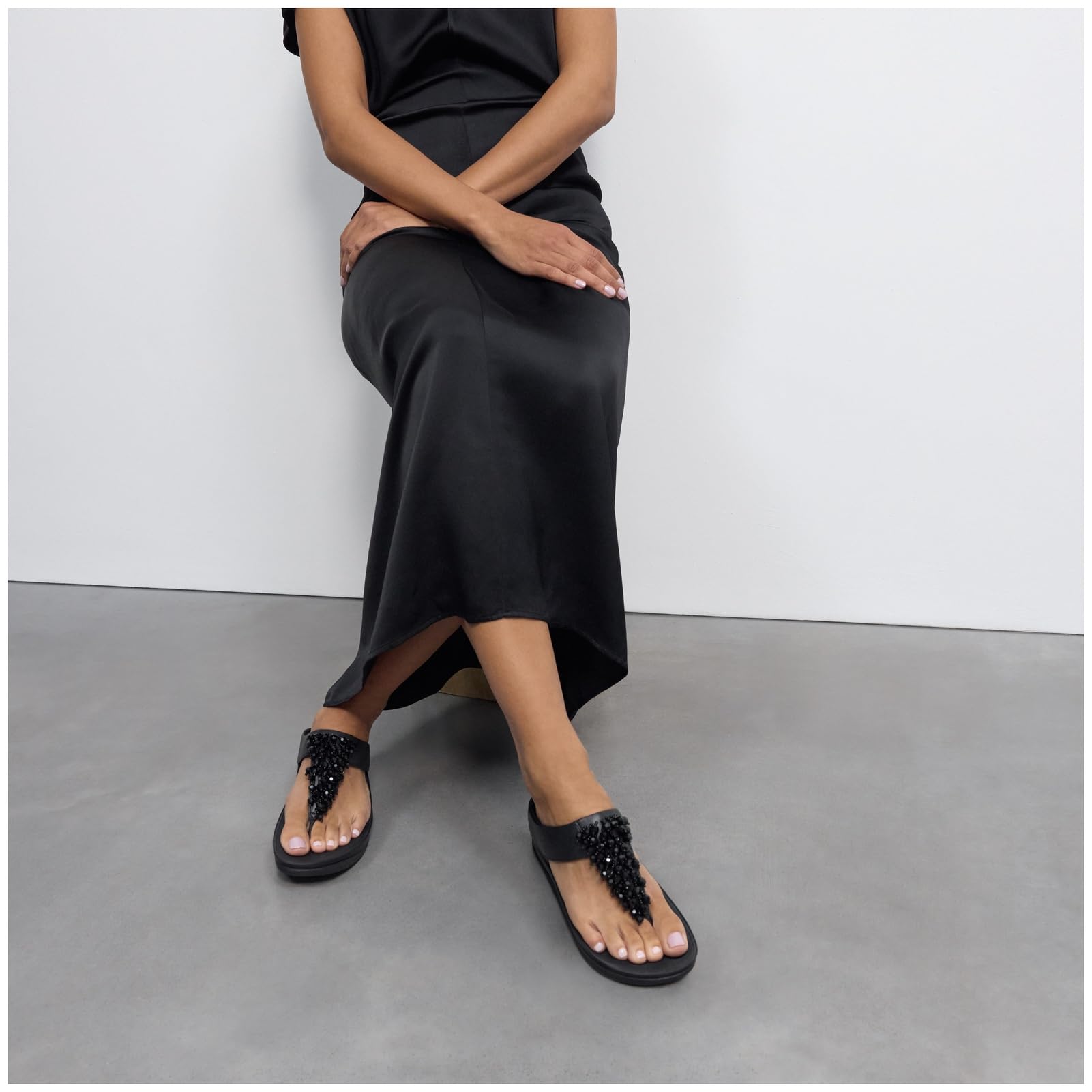 FitFlop Rumba sandali donna 39 EU perline zeppa