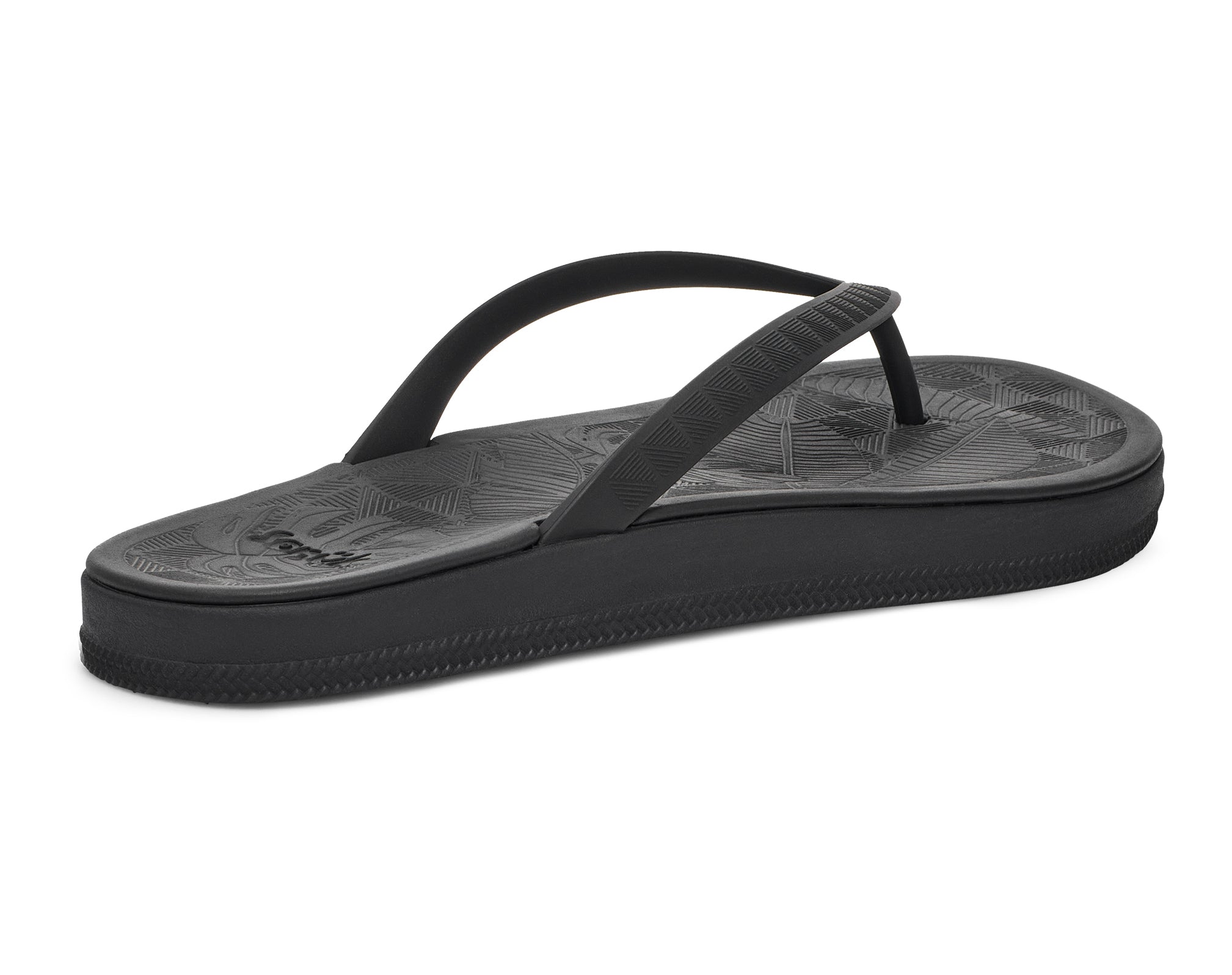 Sanuk Funshine infradito donna neri vegani water-friendly