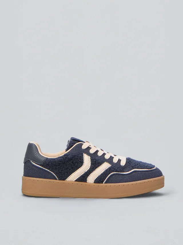 Ovye Sneakers effetto teddy sneaker blu sera