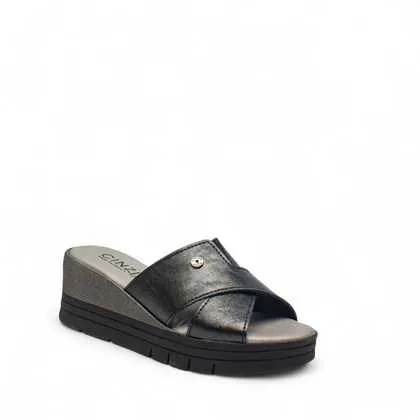 Cinzia Soft Pianella Donna Sintetico Platino gomma