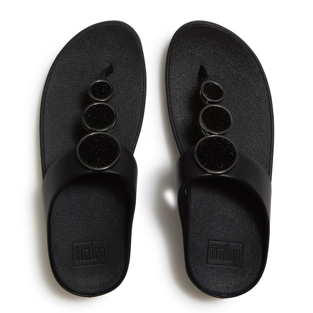 FitFlop Halo Bead-Circle sandali donna infradito 39 metallizzati