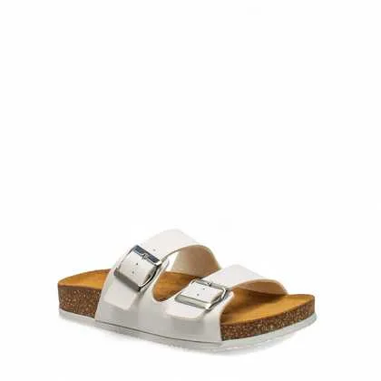 Cinzia Soft Sandali Tessuto Blu Birkenstock Fondo Gomma