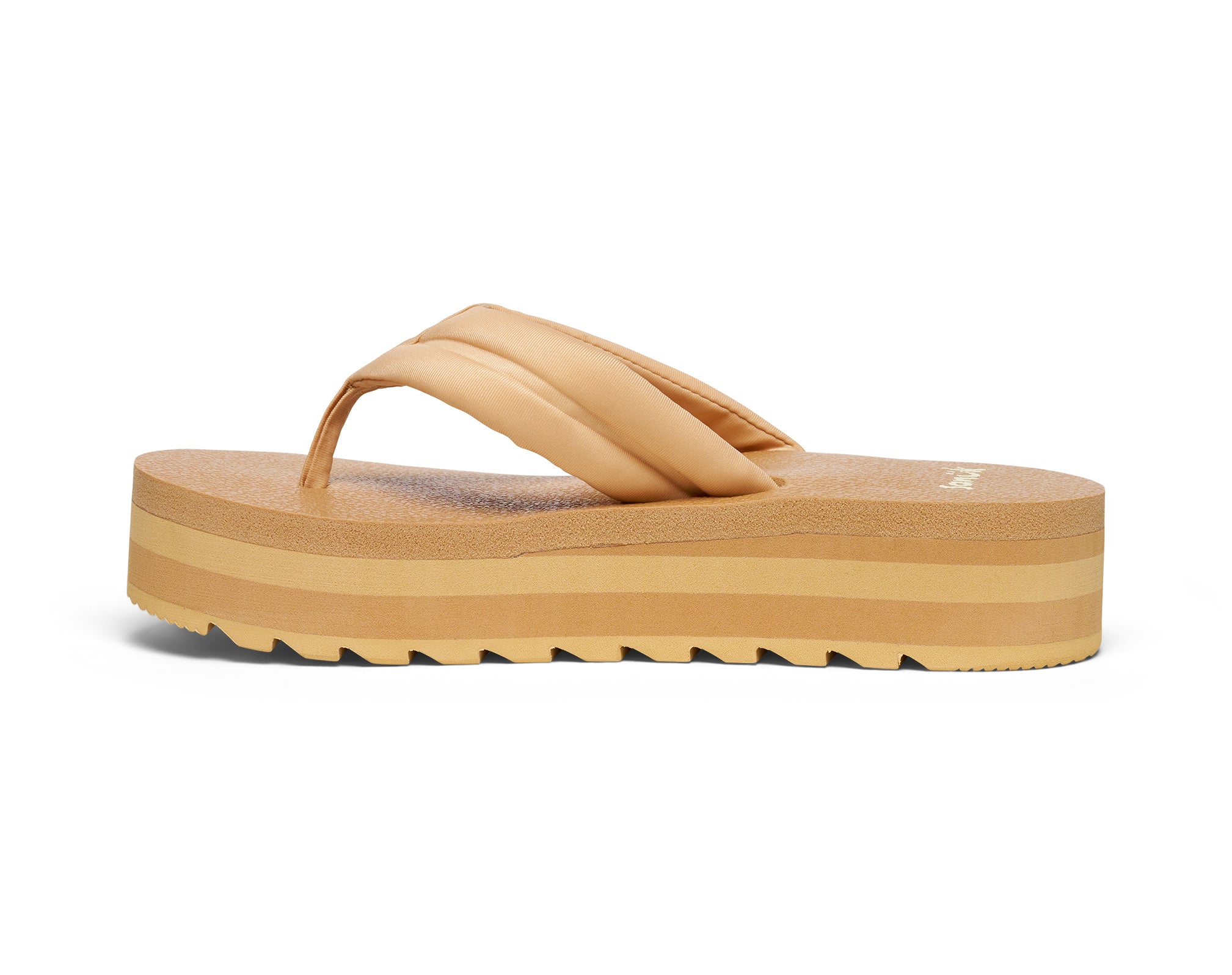 Sanuk Yoga Puff-n-Stuff sandali donna Roasted Pecan plantare yoga