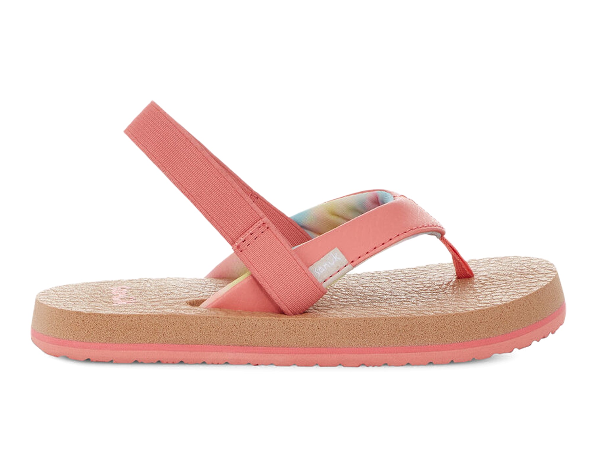 Sanuk Yoga Mat infradito bimba corallo