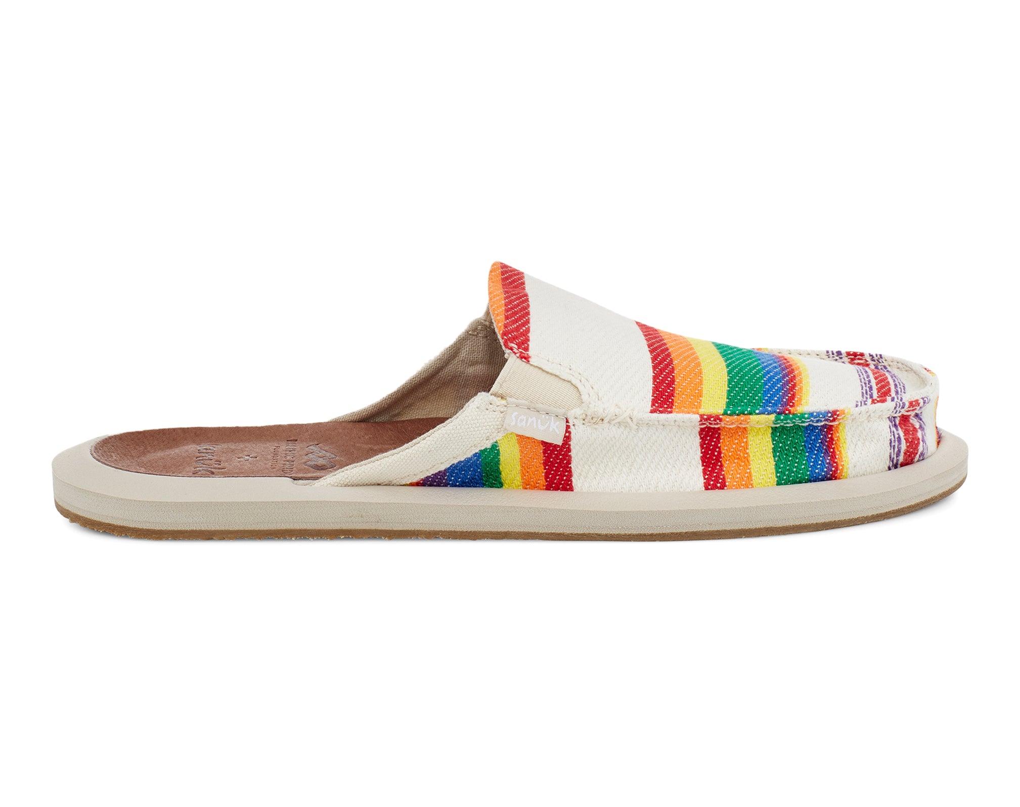 Sanuk We Got Your Back mules donna Pride in canapa