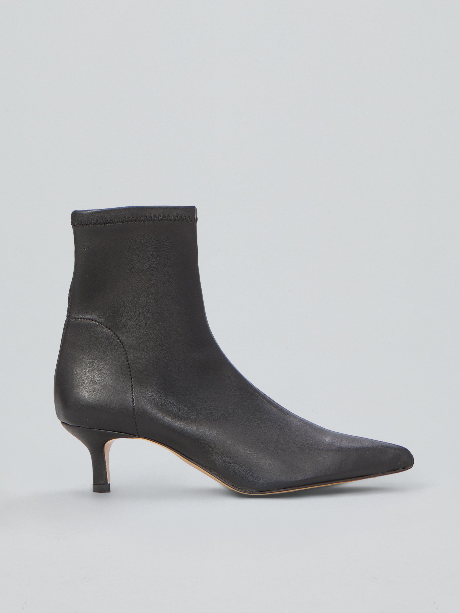 Ovyè Tronchetti con tacco stretch neri tacco 5 cm
