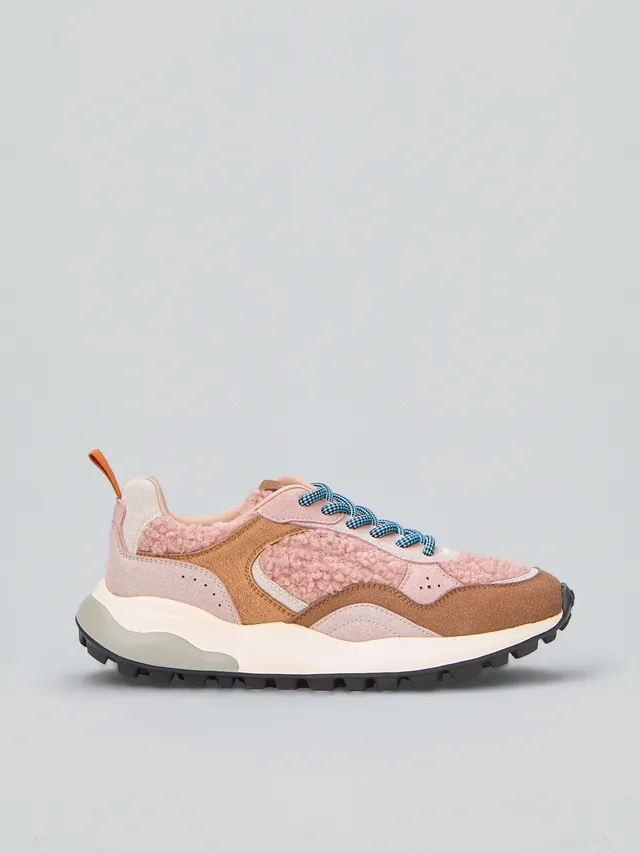 Ovyè Sneakers multicolor sneaker rosa 38 suola 4 cm