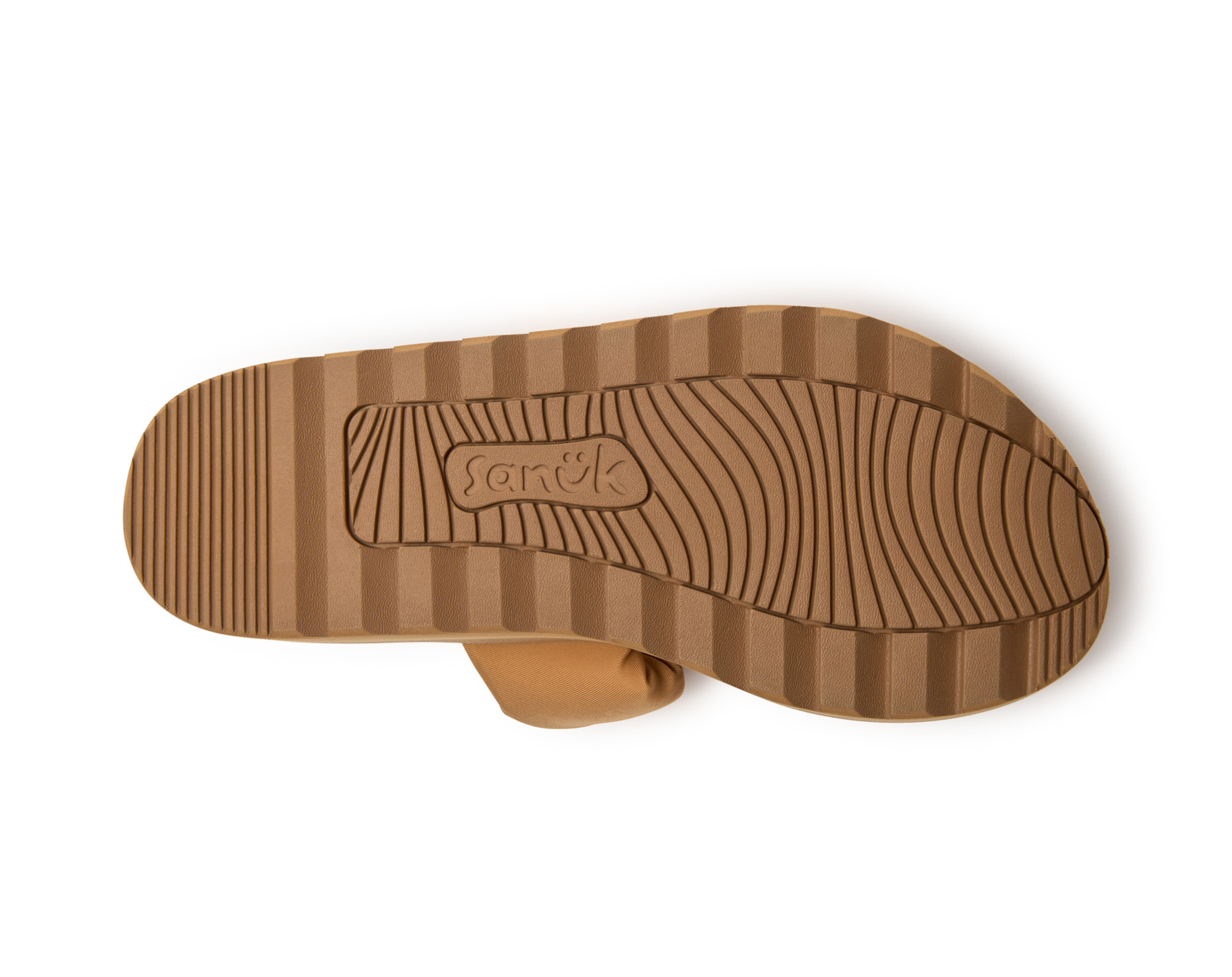 Sanuk Yoga Twist-N-Slide sandali donna Tan platform
