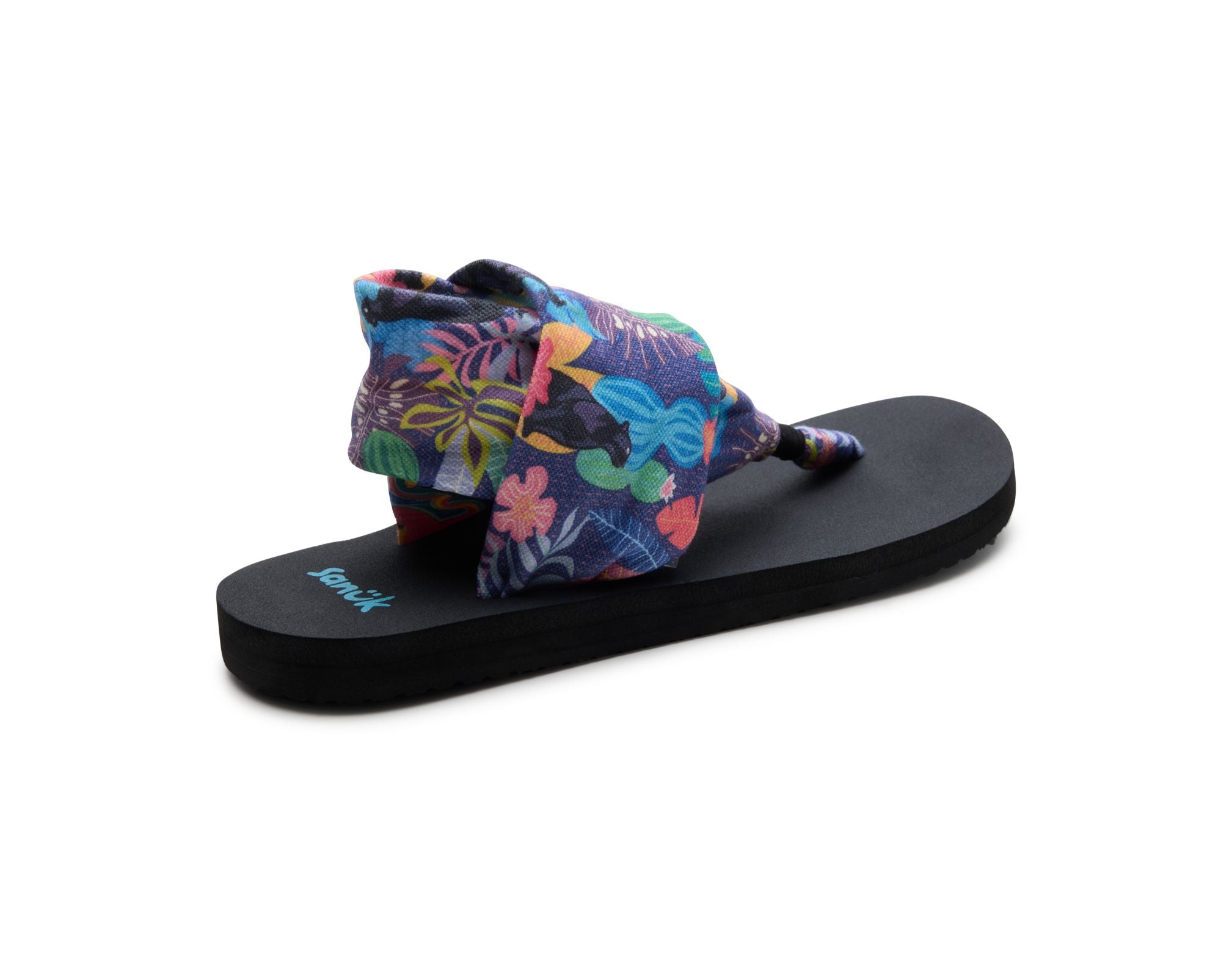Sanuk Sling ST Tropical Jaguar sandali donna black multi yoga