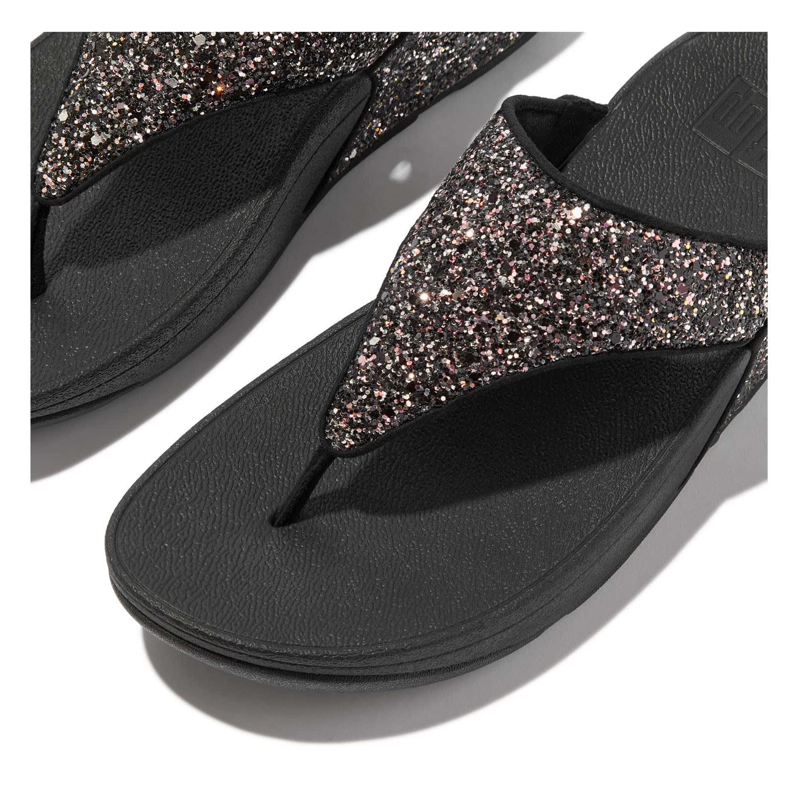 FitFlop Lulu infradito donna glitter Nero plantare comodo