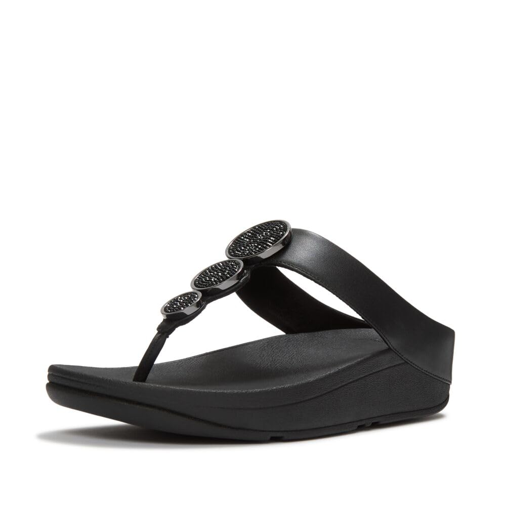 FitFlop Halo Bead-Circle sandali donna infradito 39 metallizzati