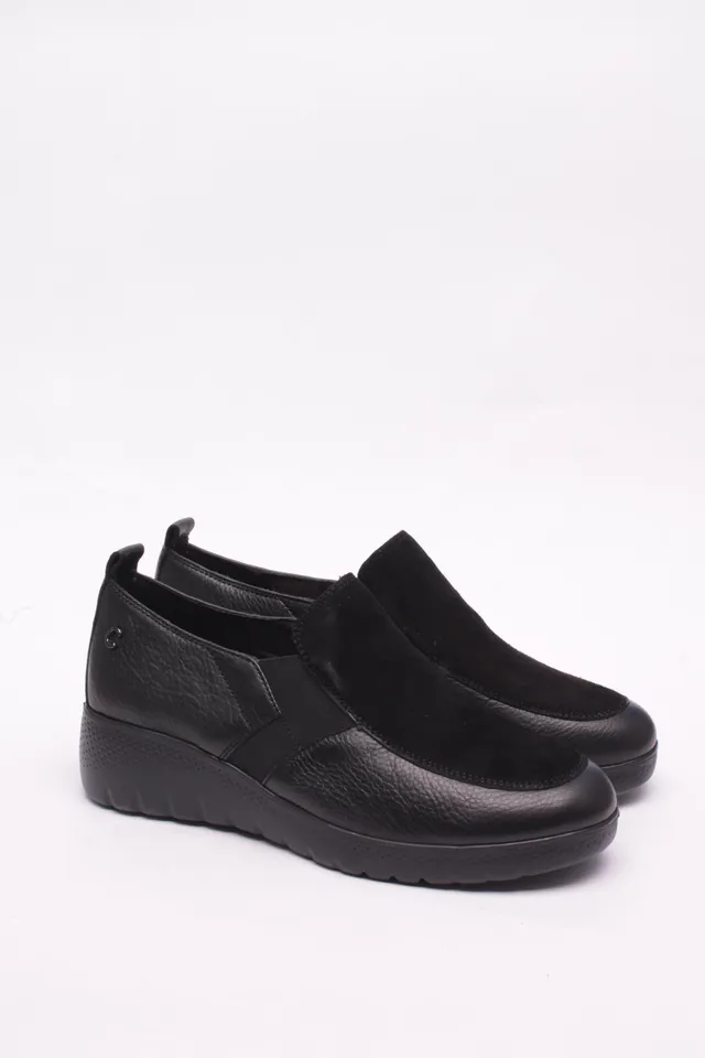 Cinzia Soft Sneakers Donna Pelle Nera IV6725942 Tacco 3