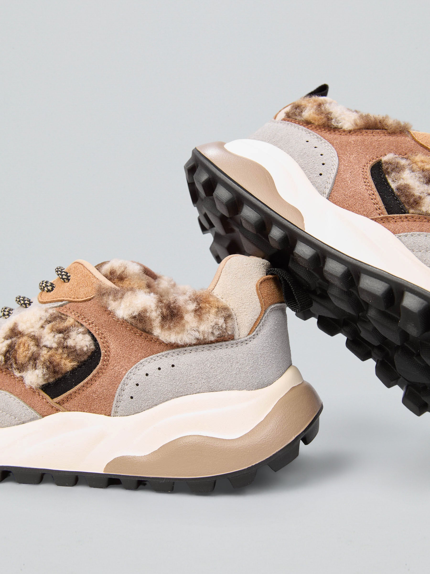 Ovyè Sneakers multicolor animalier sneakers 4 cm