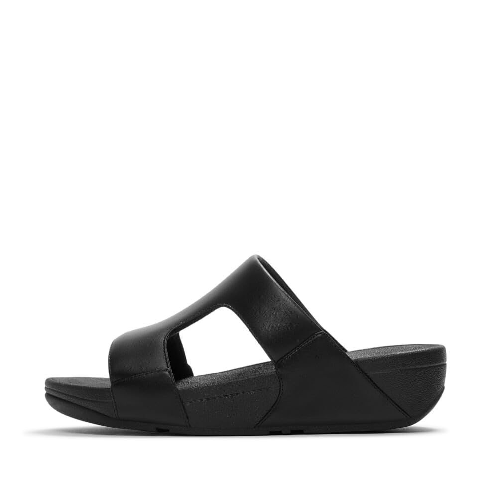 FitFlop Lulu Leather H-Bar Slides sandali donna taglia 39 pelle