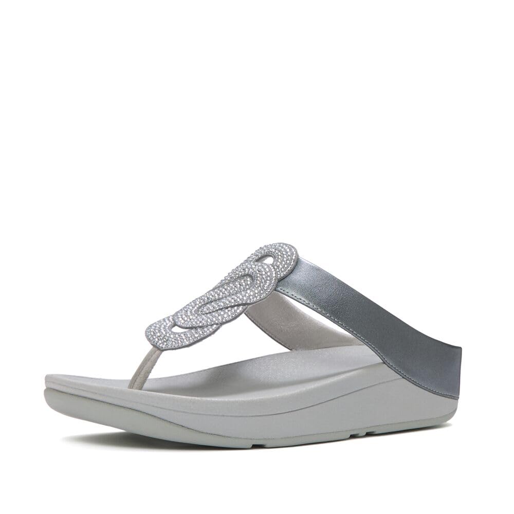 FitFlop Fino Crystal-Twist sandali donna infradito 39 strass