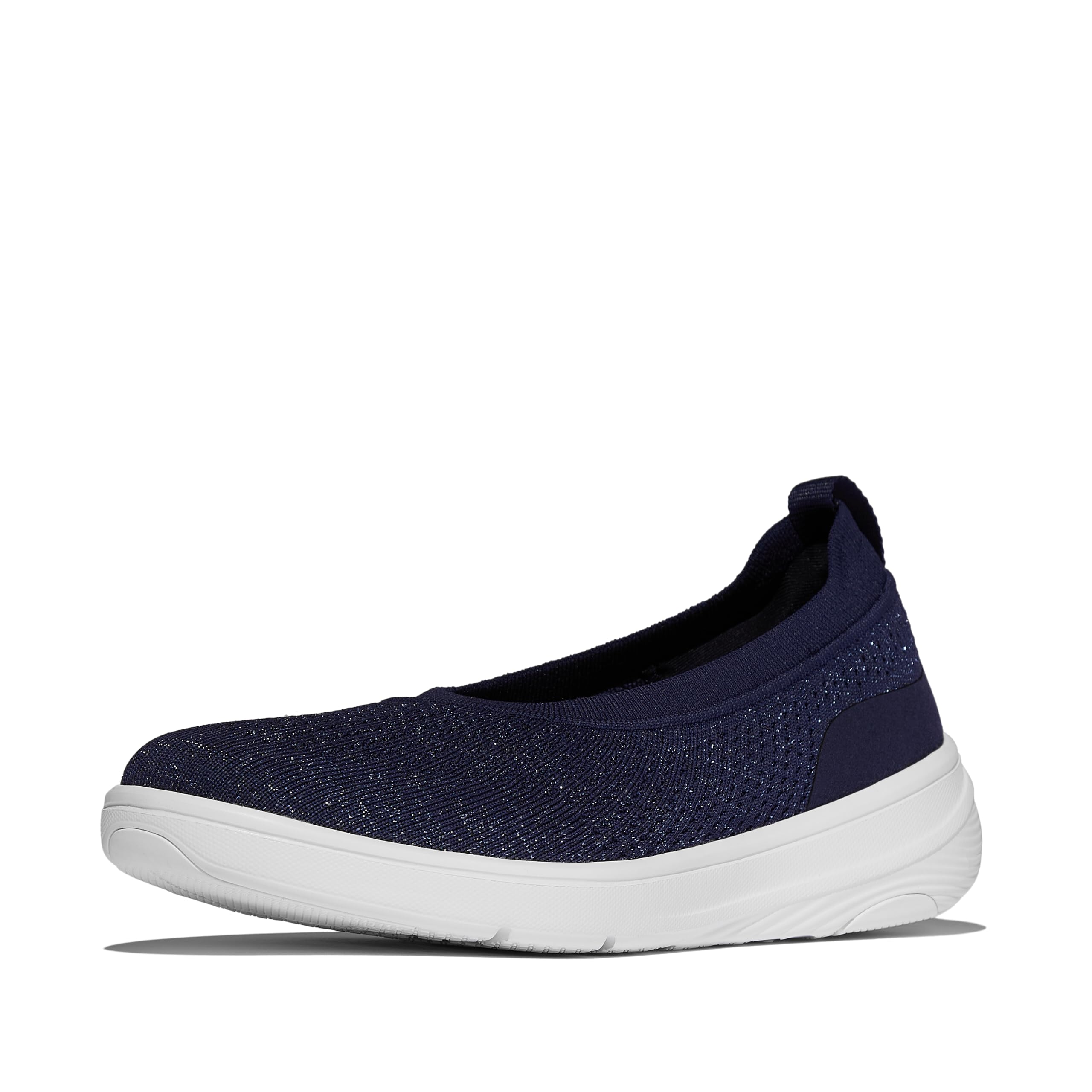 FitFlop Super-Q Knit Ballerine Donna 39 EU Nero Maglia