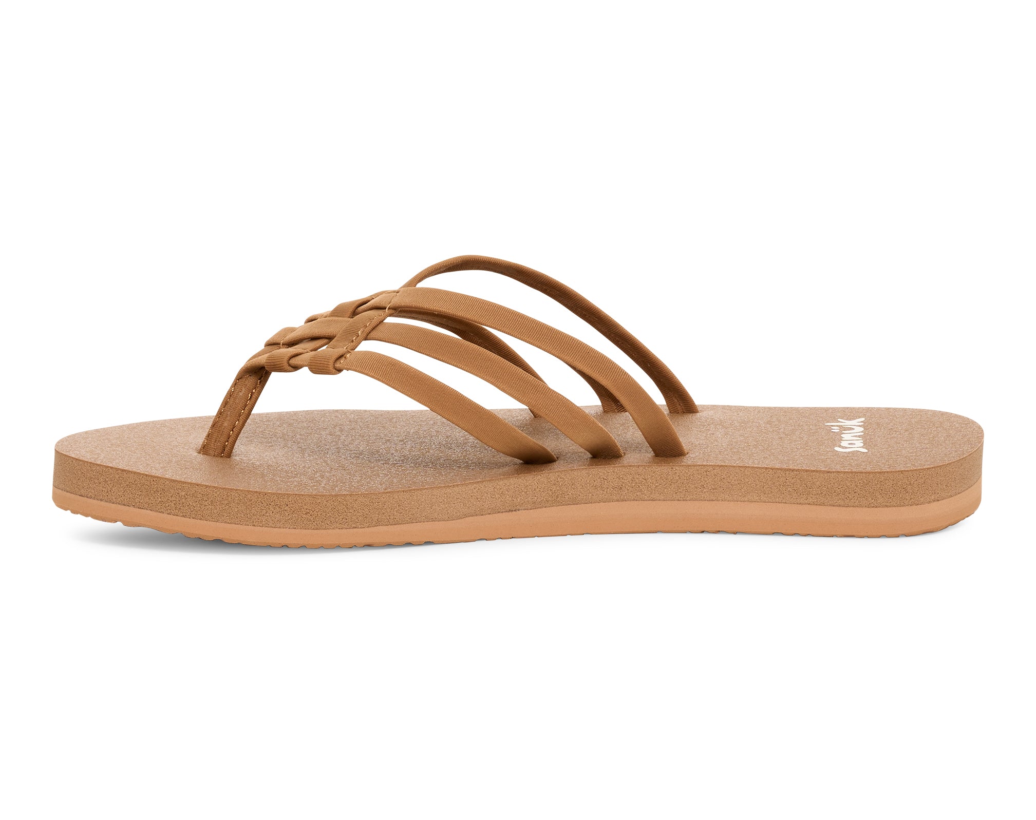Sanuk Yoga Sandy II sandali donna Nero fasce incrociate