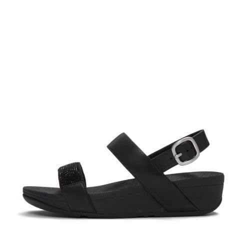 FitFlop Flowrise Crystal sandali donna strass nero